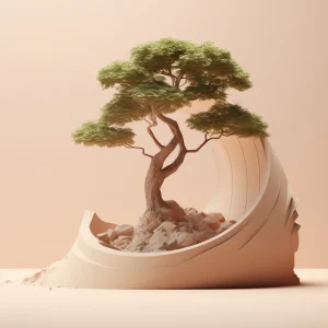 3d-tree-with-leaves-branches-podium